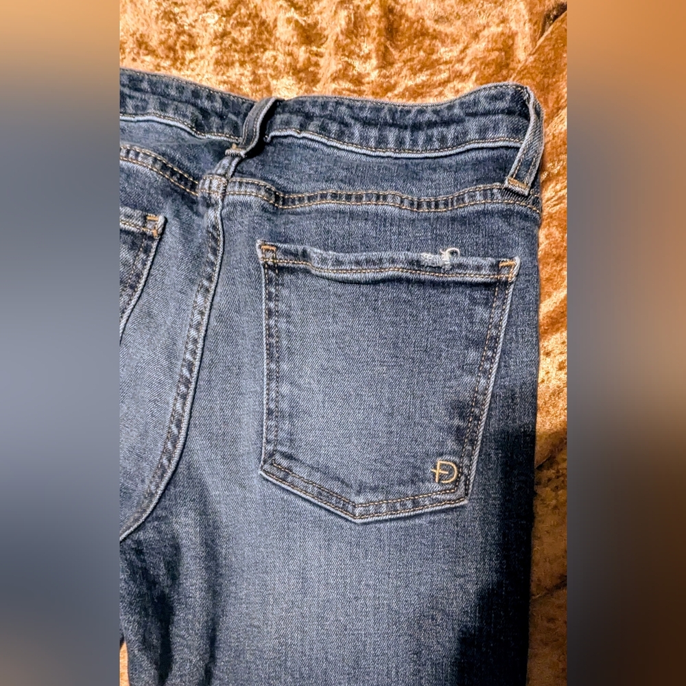 Fidelity ROCKAWAY Cropped Dark Wash Jean - Picture 8 of 9